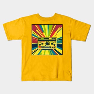 Vintage Retro Music 80s Audio Cassette Tape 089 Kids T-Shirt